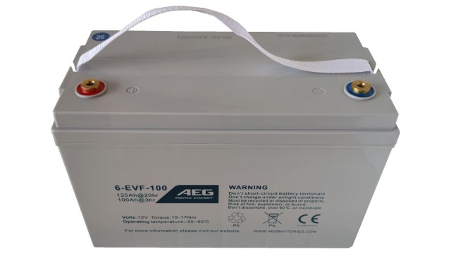 ΜΠΑΤΑΡΙΑ AEG Motive 6-EVF-100 ΒΑΘΕΙΑΣ ΕΚΦΟΡΤΙΣΗΣ VRLA GEL 12V125AH c20