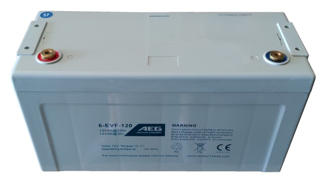 ΜΠΑΤΑΡΙΑ AEG Motive 6-EVF-120 ΒΑΘΕΙΑΣ ΕΚΦΟΡΤΙΣΗΣ VRLA GEL 12V150AH c20