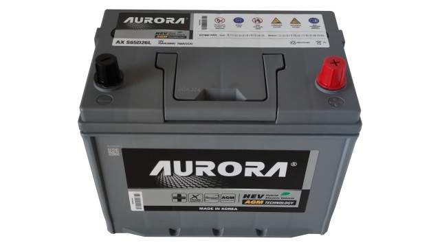 ΜΠΑΤΑΡΙΑ AXS65D26L AURORA AGM ( made by AtlasBX ) ΜΠΑΤΑΡΙΑ AXS65D26L AURORA AGM ( made by AtlasBX )