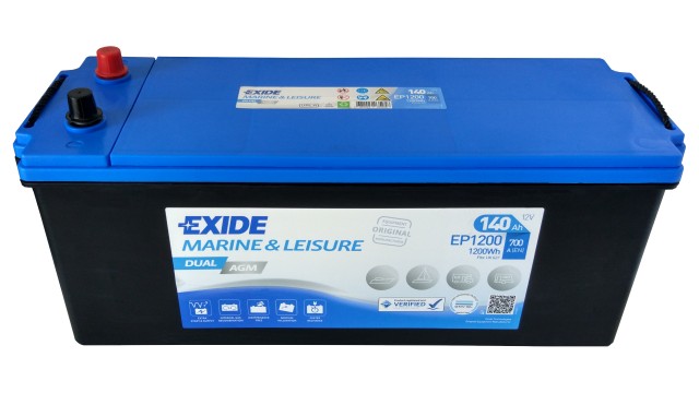 ΜΠΑΤΑΡΙΑ EP1200 DUAL AGM EXIDE