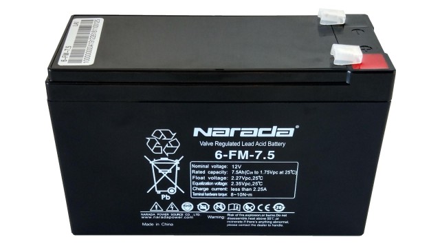 ΜΠΑΤΑΡΙΑ NARADA 6-FM-7.5 VRLA AGM 12V7.5AH c20 ΜΠΑΤΑΡΙΑ NARADA 6-FM-7.5 VRLA AGM 12V7.5AH c20