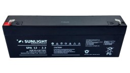 ΜΠΑΤΑΡΙΑ SPA12-2,3 SUNLIGHT VRLA AGM ΜΠΑΤΑΡΙΑ SPA12-2,3 SUNLIGHT VRLA AGM