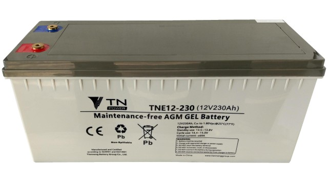 ΜΠΑΤΑΡΙΑ TNE12-230 TIANNENG VRLA AGM 12V 230AH c20 ΜΠΑΤΑΡΙΑ TNE12-230 TIANNENG VRLA AGM 12V 230AH c20