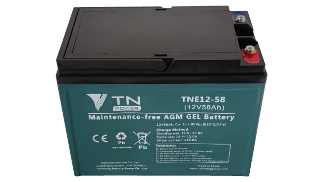 ΜΠΑΤΑΡΙΑ TNE12-58 TIANNENG VRLA AGM 12V 58AH c20