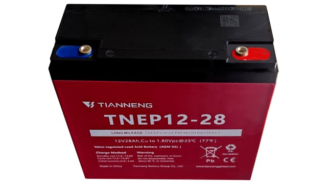 ΜΠΑΤΑΡΙΑ TNEP12-28 TIANNENG VRLA AGM 12V 28AH c20 ΜΠΑΤΑΡΙΑ TNEP12-28 TIANNENG VRLA AGM 12V 28AH c20