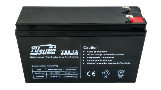 ΜΠΑΤΑΡΙΑ 12V6AH YUSUBA VRLA AGM