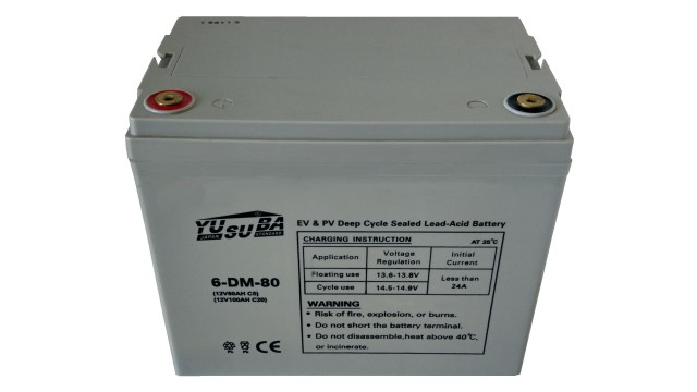 ΜΠΑΤΑΡΙΑ 6-DM-80 YUSUBA VRLA AGM 12V 80AH c5