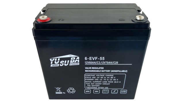 ΜΠΑΤΑΡΙΑ 6-EVF-55 YUSUBA VRLA AGM 12V 70AH c20 ΜΠΑΤΑΡΙΑ 6-EVF-55 YUSUBA VRLA AGM 12V 70AH c20