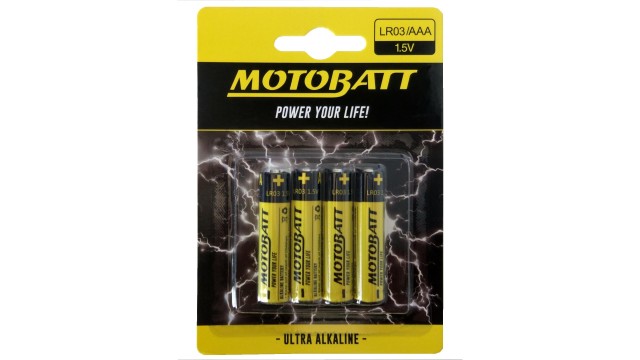 ΜΠΑΤΑΡΙΑ ΑΛΚΑΛΙΚΗ AAA LR03 MOTOBATT (4 τεμάχια) ΜΠΑΤΑΡΙΑ ΑΛΚΑΛΙΚΗ AAA LR03 MOTOBATT (4 τεμάχια)