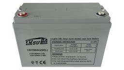 ΜΠΑΤΑΡΙΑ 12V100AH YUSUBA GEL