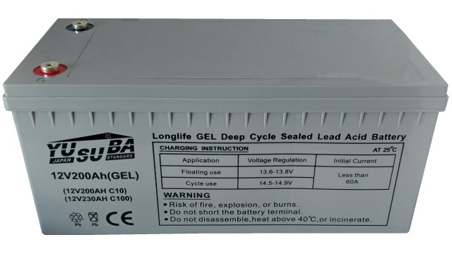 ΜΠΑΤΑΡΙΑ 12V200AH YUSUBA GEL