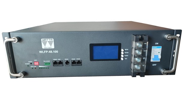 WATTA ΛΙΘΙΟΥ LiFePO4 WLFP-48.100RA 5.12KW 51.2V 100AH