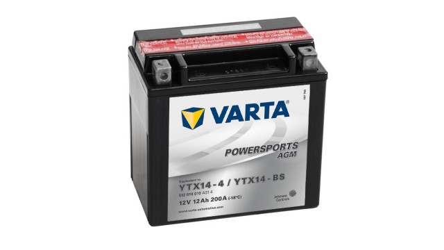 ΜΠΑΤΑΡΙΑ YTX14-BS VARTA POWERSPORTS AGM 12V12AH ΜΠΑΤΑΡΙΑ YTX14-BS VARTA POWERSPORTS AGM 12V12AH