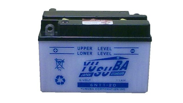 ΜΠΑΤΑΡΙΑ 6N11-2D YUSUBA 6V 11AH ΜΠΑΤΑΡΙΑ 6N11-2D YUSUBA 6V 11AH