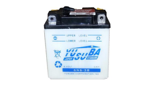 ΜΠΑΤΑΡΙΑ 6N6-3B YUSUBA 6V 6AH ΜΠΑΤΑΡΙΑ 6N6-3B YUSUBA 6V 6AH