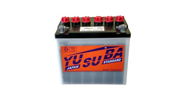 ΜΠΑΤΑΡΙΑ 12N24-4 YUSUBA 12V 24AH ΜΠΑΤΑΡΙΑ 12N24-4 YUSUBA 12V 24AH