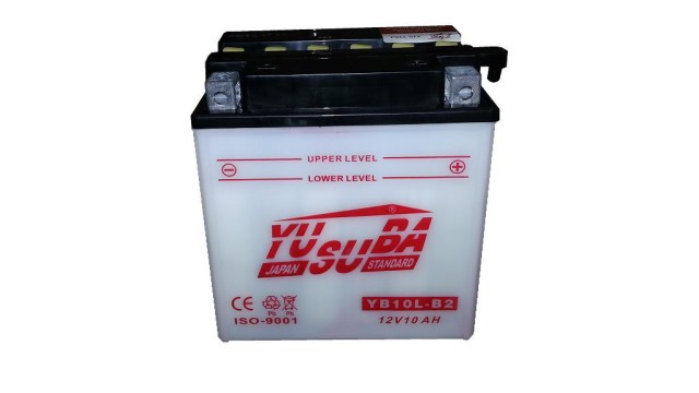 ΜΠΑΤΑΡΙΑ YB10L-B2 YUSUBA 12V 10AH ΜΠΑΤΑΡΙΑ YB10L-B2 YUSUBA 12V 10AH