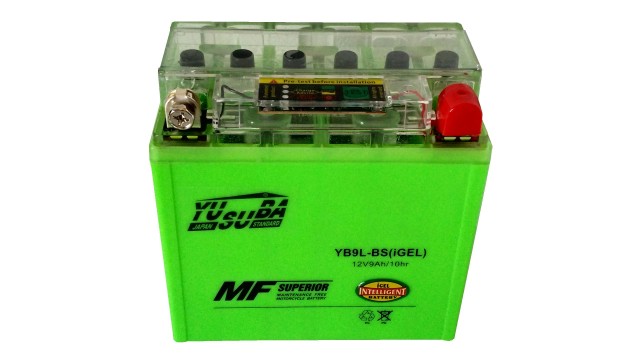 ΜΠΑΤΑΡΙΑ YB9L-BS YUSUBA GEL 12V 9AH ΜΠΑΤΑΡΙΑ YB9L-BS YUSUBA GEL 12V 9AH