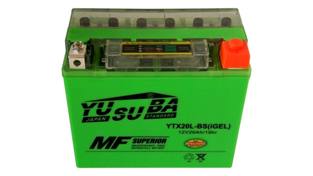 ΜΠΑΤΑΡΙΑ YTX20L-BS YUSUBA GEL 12V 20AH ΜΠΑΤΑΡΙΑ YTX20L-BS YUSUBA GEL 12V 20AH