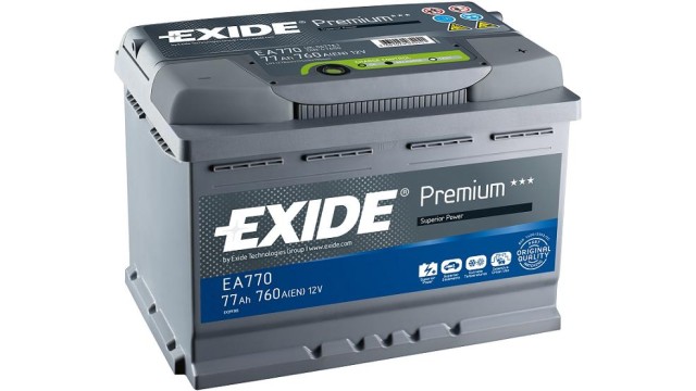 ΜΠΑΤΑΡΙΑ EA770 EXIDE PREMIUM 77AH ΜΠΑΤΑΡΙΑ EA770 EXIDE PREMIUM 77AH