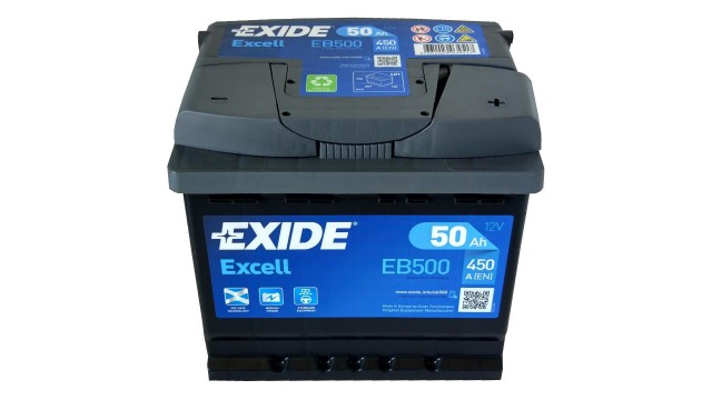 ΜΠΑΤΑΡΙΑ EB500 EXIDE EXCELL 50AH ΜΠΑΤΑΡΙΑ EB500 EXIDE EXCELL 50AH