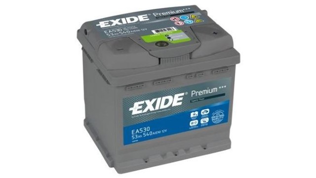 ΜΠΑΤΑΡΙΑ EA530 EXIDE PREMIUM 53AH ΜΠΑΤΑΡΙΑ EA530 EXIDE PREMIUM 53AH